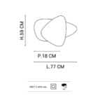 Applique en cannage marketset dimensions taille