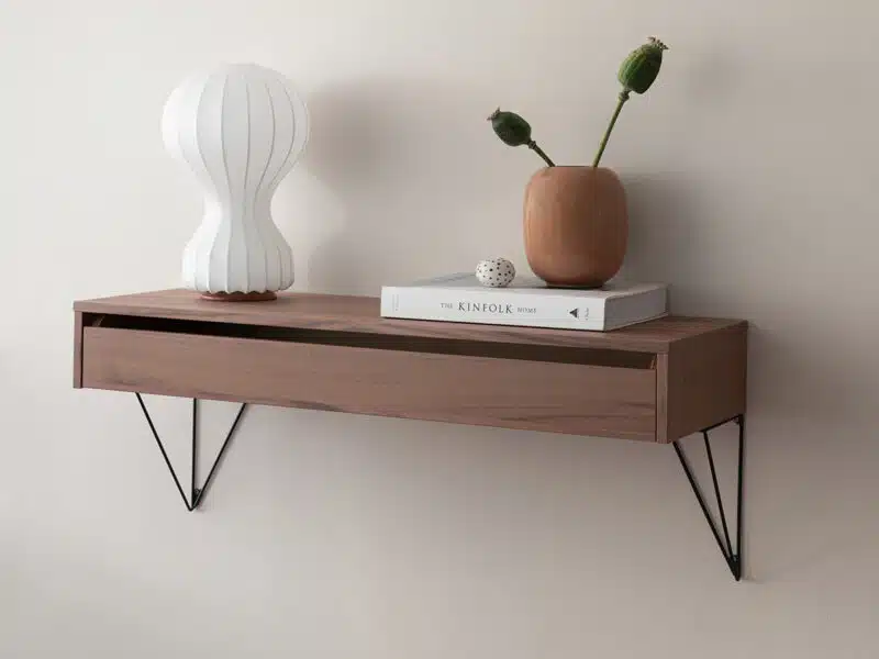 Tiroir etagere Maze en noyer