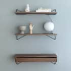 Tiroir etagere Maze en noyer