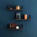 Petite étagère murale noyer Pythagoras XS