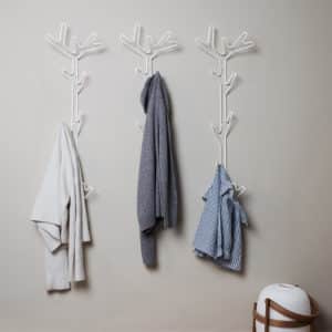 porte manteau branche metal eco responsable blanc