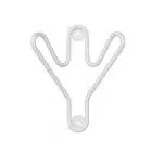 patère buddy eco responsable blanc