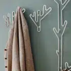 porte manteau branche metal eco responsable blanc