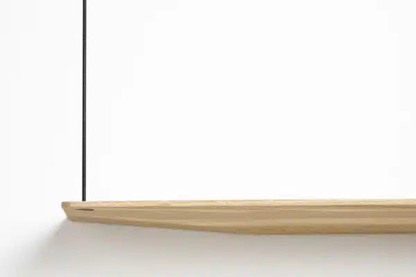 Étagère murale minimaliste et épurée, Stedge Woud design chêne