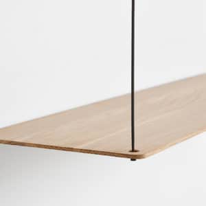 Étagère murale minimaliste et épurée, Stedge Woud design chêne