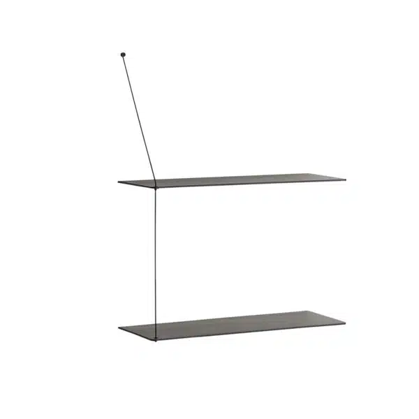 Étagère murale minimaliste et épurée, Stedge Woud design chêne fonce