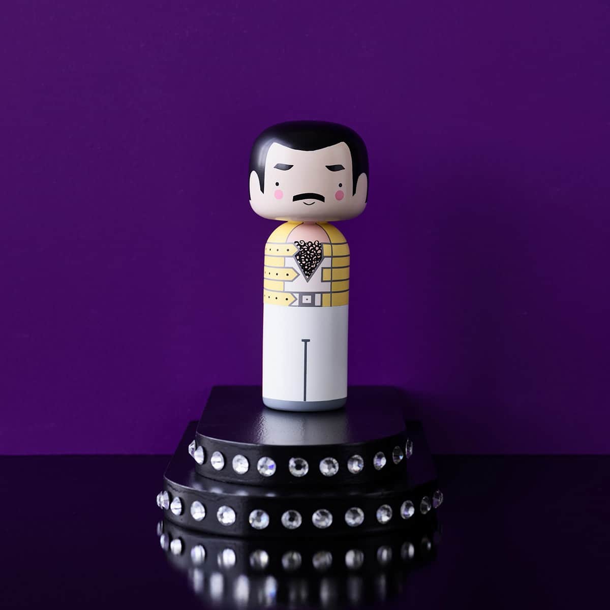 Figurine bois Freddie Mercury, Lucie Kaas