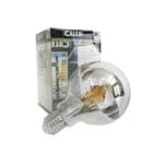 Ampoule filament led, calotte miroir argent, dimmable