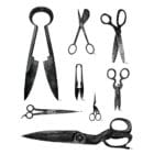 Affiche poster paire de ciseaux anciens, Cædere