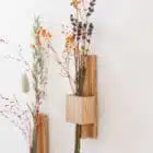 Soliflore mural en bois massif made in france fleurs sechees