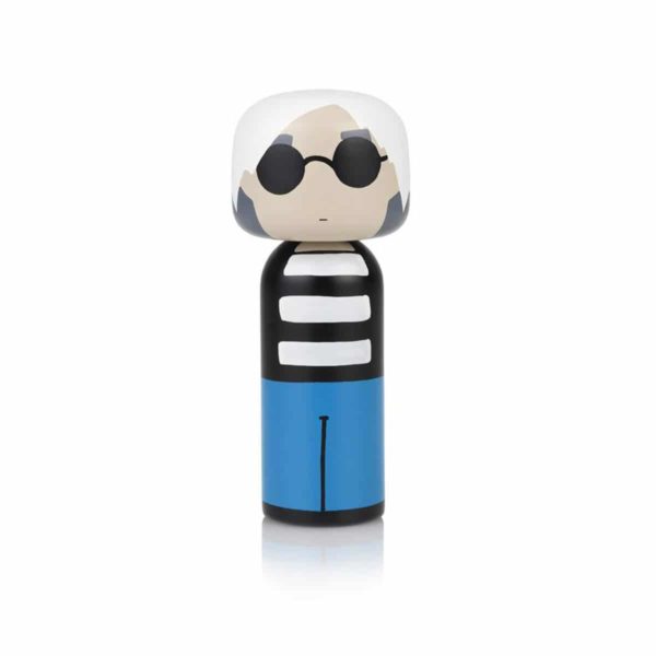 Figurine bois Andy Warhol , Lucie Kaas