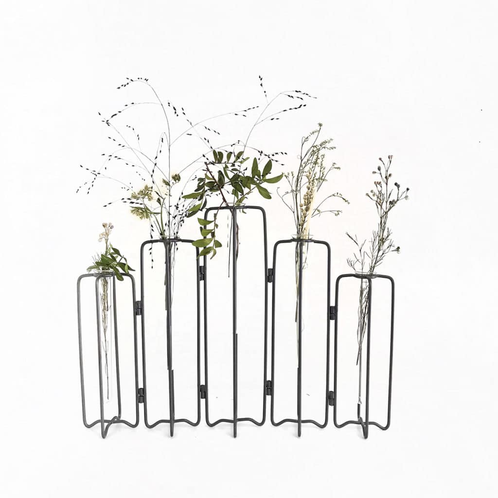 Vases à fleurs en verre, tube d'essai de fleur articuléeornement décoration  de la maison