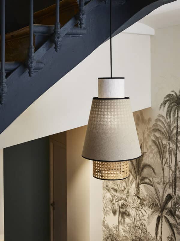 suspension en cannage et li naturel Marketset made in France