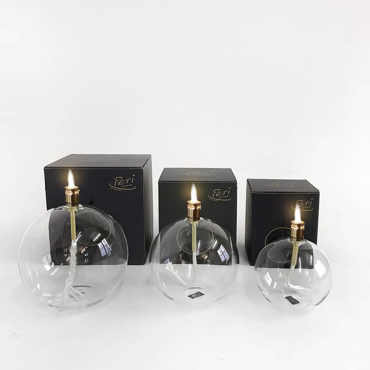 Peri Design Boule Transparente S - Lampe à Huile
