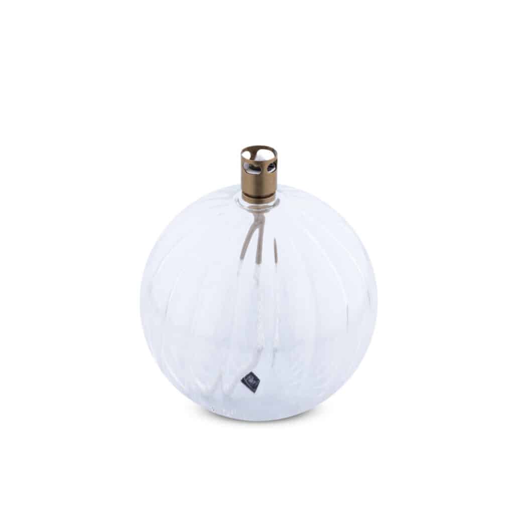Pied de lampe ancien en verre mercuré doré Le Dauphin ✨ style Hollywood Regency - Vintage années 70 - Décoration