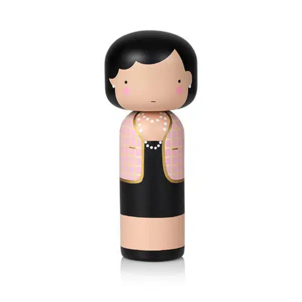 figurine coco Chanel en rose Lucie Kaas