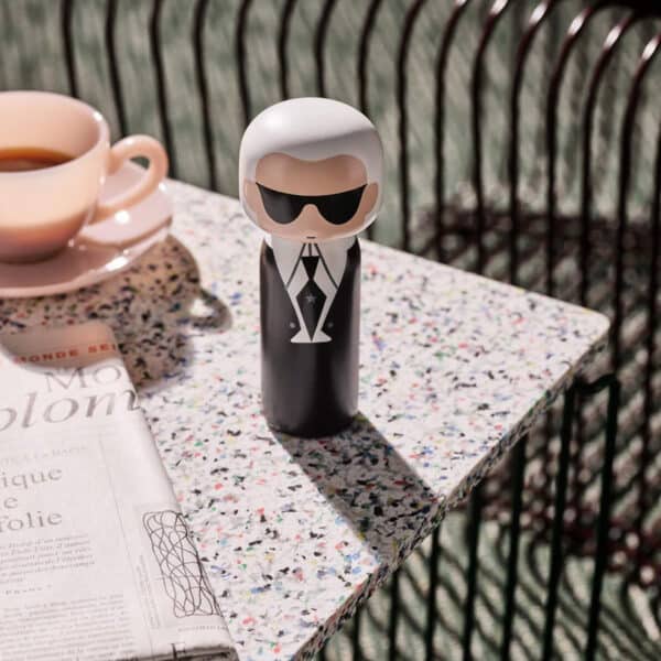 Figurine en bois Karl Lagerfeld, Lucie Kaas