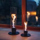 Feu de table SPIN, Höfats, bioéthanol, noir