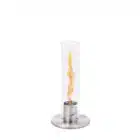 Feu de table SPIN, Höfats, bioéthanol, argent
