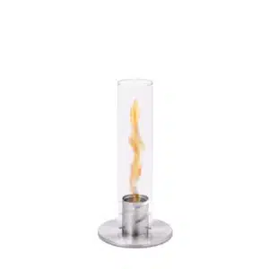 Feu de table SPIN, Höfats, bioéthanol, argent