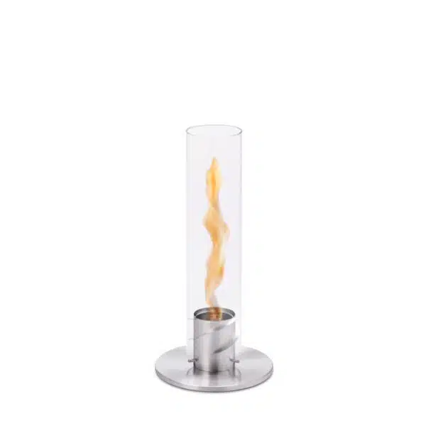 Feu de table SPIN, Höfats, bioéthanol, argent