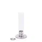 Feu de table SPIN, Höfats, bioéthanol, argent