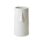 vase visage blanc pour Pampa et fleurs séchées