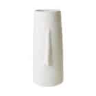 vase visage blanc pour Pampa et fleurs séchées