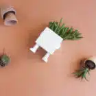 Cache pot original en céramique, artisanat espagnol