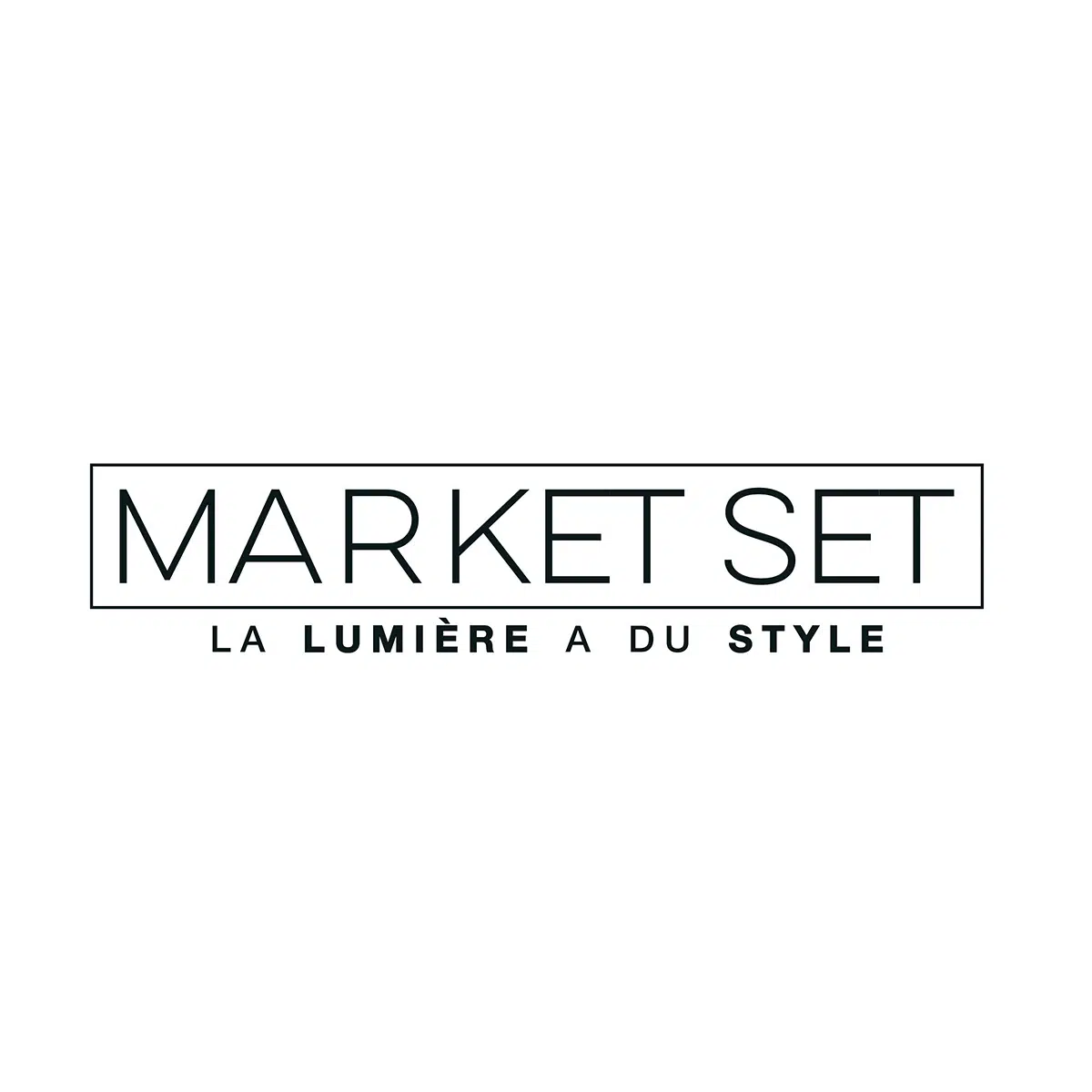Logo marketset, marque française de luminaire