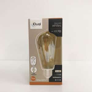 Ampoule Idual LED blanc chaud avec telecommande