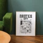Affiche de la ville de Nantes - Docteur Paper