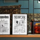 Affiche de la ville de New-York, illustration Docteur paper