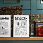 Affiche de la ville de New-York, illustration Docteur paper