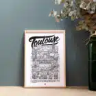 Affiche de ville Docteur Paper - Toulouse