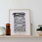 Affiche de ville Docteur Paper - Toulouse