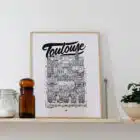 Affiche de ville Docteur Paper - Toulouse