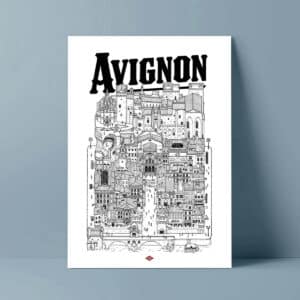Affiche de la ville d'Avignon, Docteur Paper