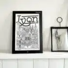 Affiche de la ville de Lyon Docteur Paper