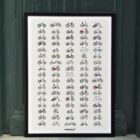 Affiche et illustration vélos, made in France