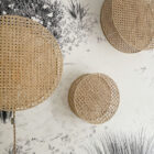 Grande applique ronde en cannage, Anso Design, créatrice