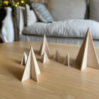 petit sapins de noël pour décoration de table pas cher, made in France