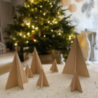 petit sapins de noël pour décoration de table pas cher, made in France