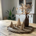 petit sapins de noël pour décoration de table pas cher, made in France