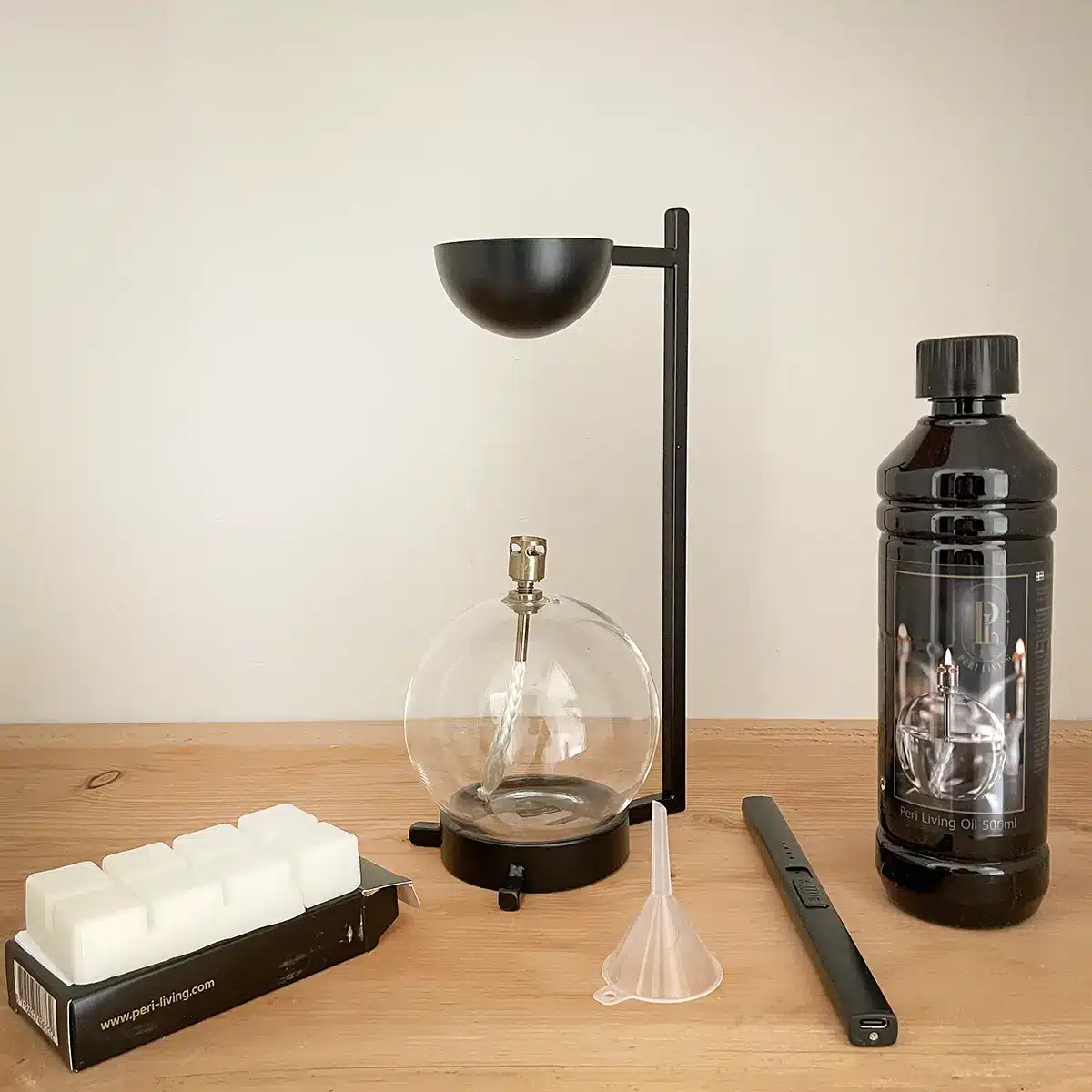 Pack complet lampe à huile parfumée Prei Design