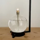 Lampe à huile parfumée et son support en métal