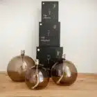 Lampe à huile Periliving 3 tailles, nouvelle couleur champagne