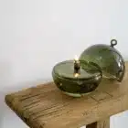 Lampe a huile round cover verte M peri living design 26