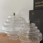 Set de 2 lampes à huile TWIN striée Peri glass Peri Living