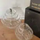 Set de 2 lampes à huile TWIN striée Peri glass Peri Living